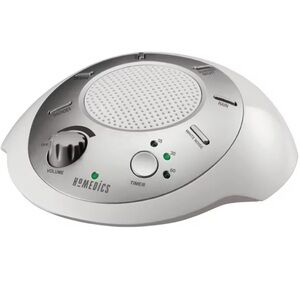 Homedics Silver and White Sound Machine